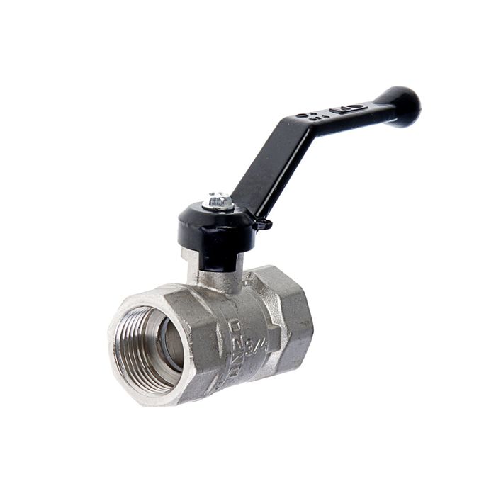 Кран шаровой  LD Pride 47.20, внутренняя/внутреняя резьба 3/4", ручка, никелированный