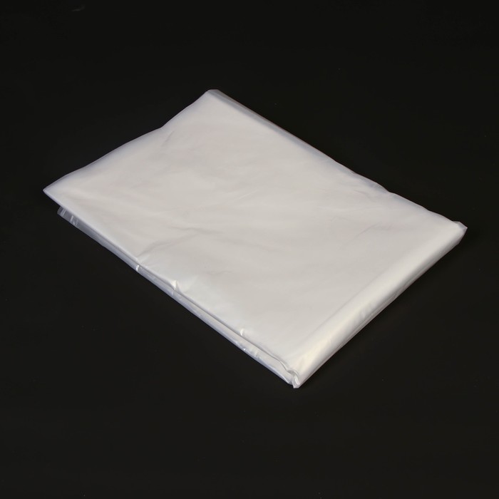 Плёнка полиэтиленовая, толщина 60 мкм, 3 × 10 м, рукав (1,5 м × 2), прозрачная, 1 сорт, Эконом 50 %