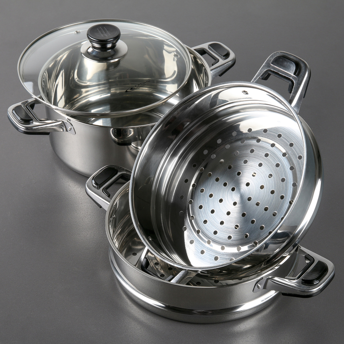 Мантоварка 24 см "Алтын", 10,7 л, 3 секции