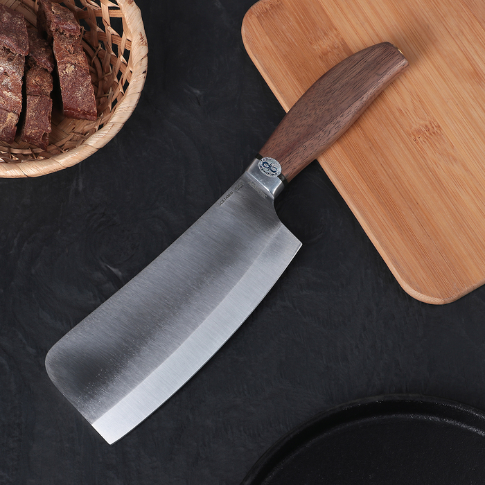 Нож разделочный "Секач", деревянная рукоятка, 50х14мф