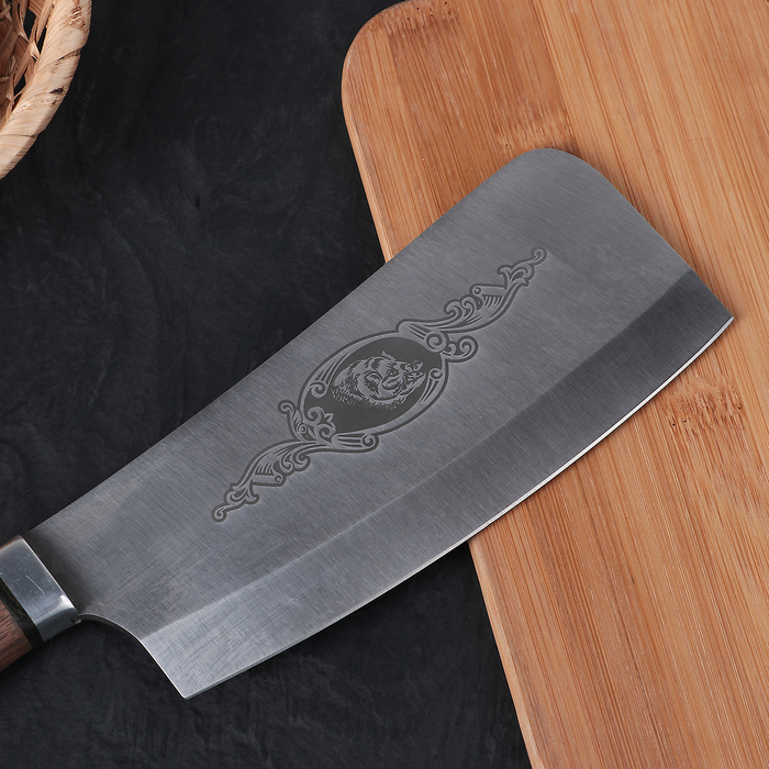 Нож разделочный "Секач", деревянная рукоятка, 50х14мф