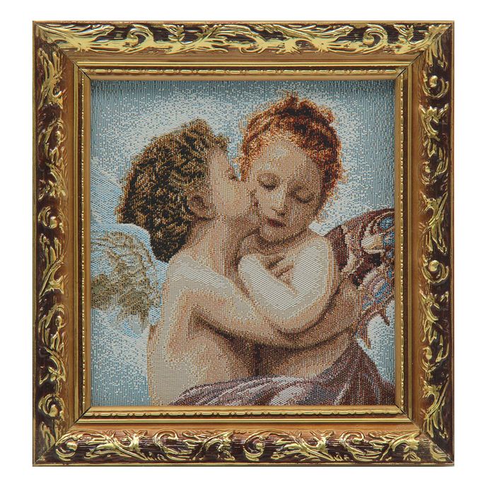 Гобеленовая картина "Амуры" 20*22 см №3