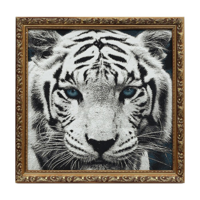 Гобеленовая картина "Бенгальский тигр" 38*38 см №3
