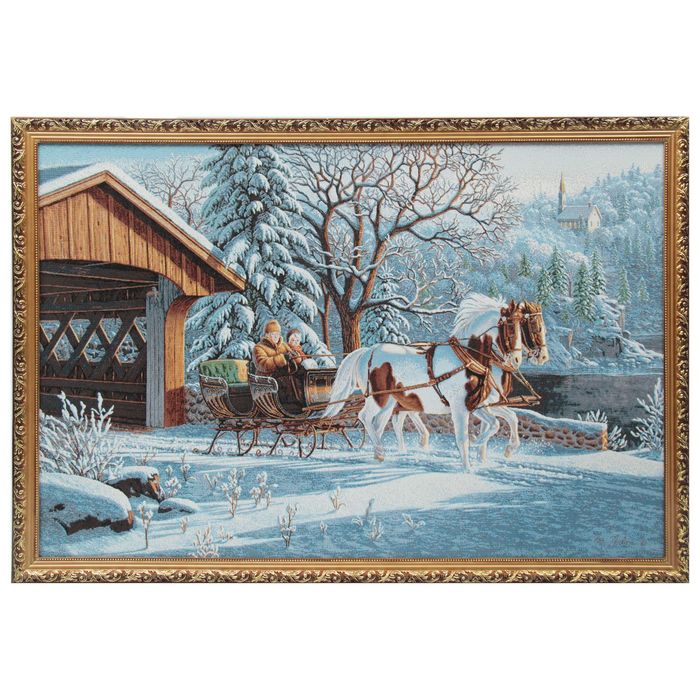 Гобеленовая картина "Заветные воспоминания" 109*75 см  №4