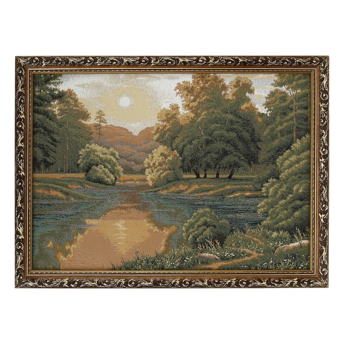 Гобеленовая картина "Закат летом" 52*38 см  №3