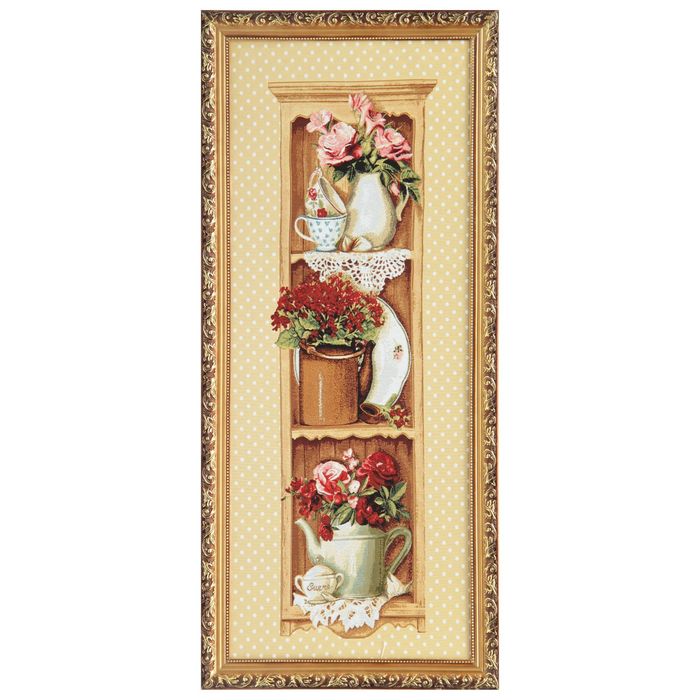 Гобеленовая картина "Дачная этажерка" 41*82 см  №4