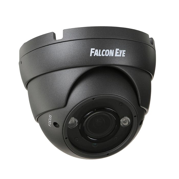 Видеокамера антивандальная Falcon Eye FE-IDV1080AHD/35M, AHD, 1080P, 2 Мп, варифокал, серая 258835