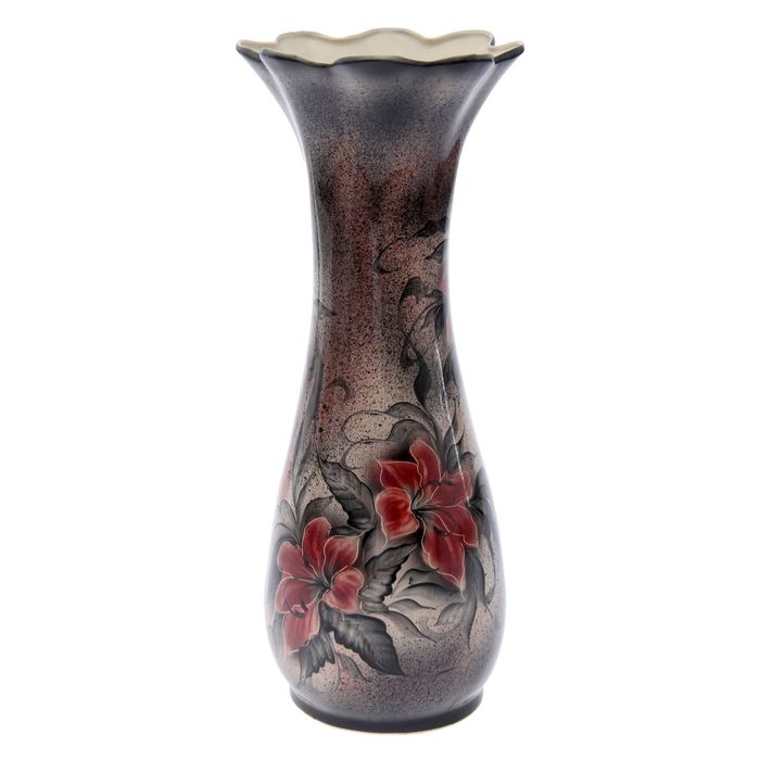 Ваза "Вьюнок" крапле рисовка