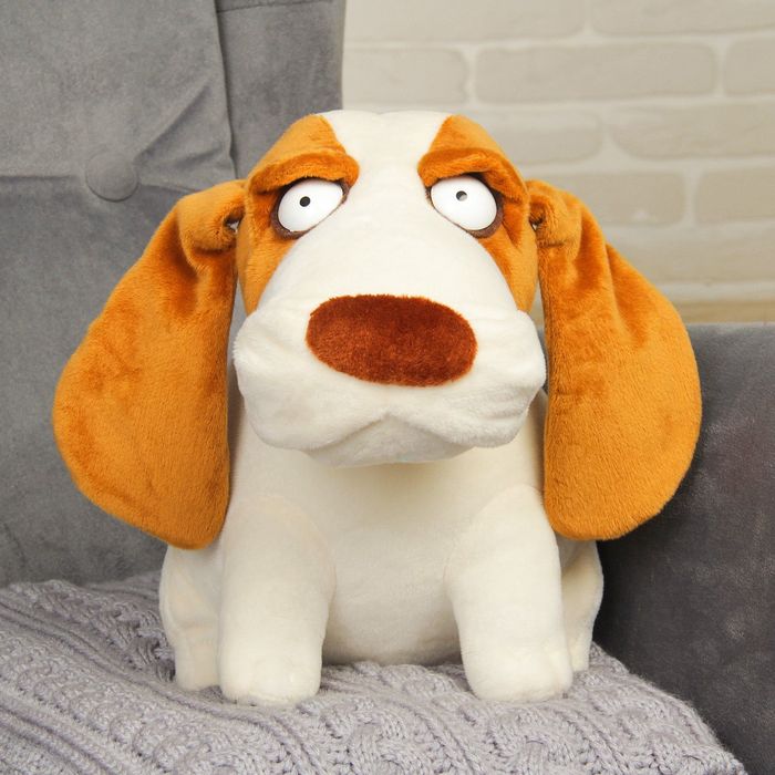 Мягкая игрушка "Собачушка Бассет-хаунд", 23 см