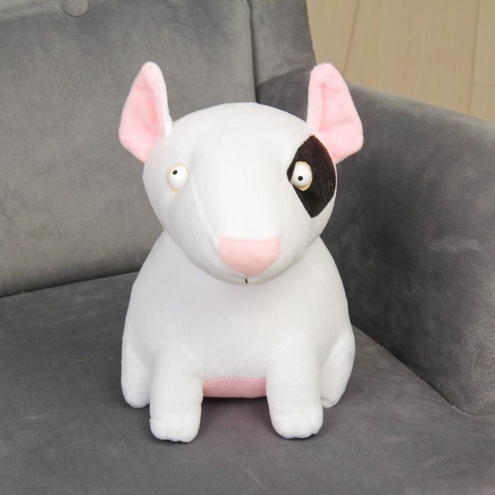 Мягкая игрушка "Собачушка Бультерьер", 28 см