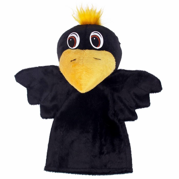 Кукла рукавичка «Ворона» рукавичка ворона бока
