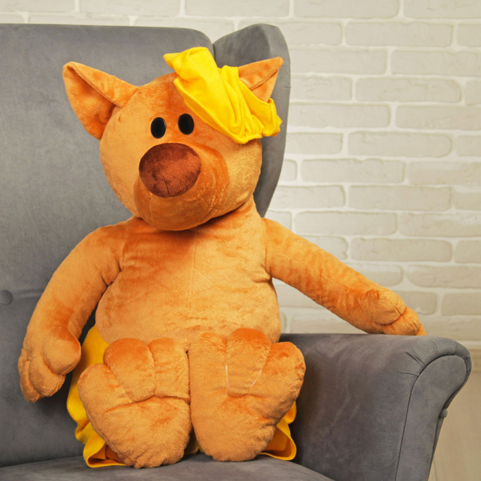 Мягкая игрушка "Братец Лис" 83 см, МИКС