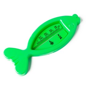 Термометр для ванной «Рыбка», цвет зелёный Ош