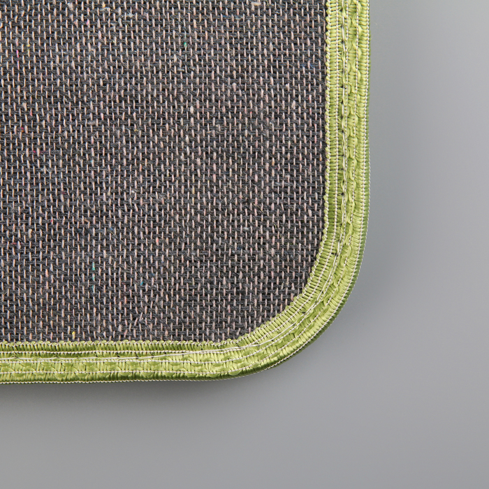 Коврик для ванной "Круги на воде", цвет зелёный