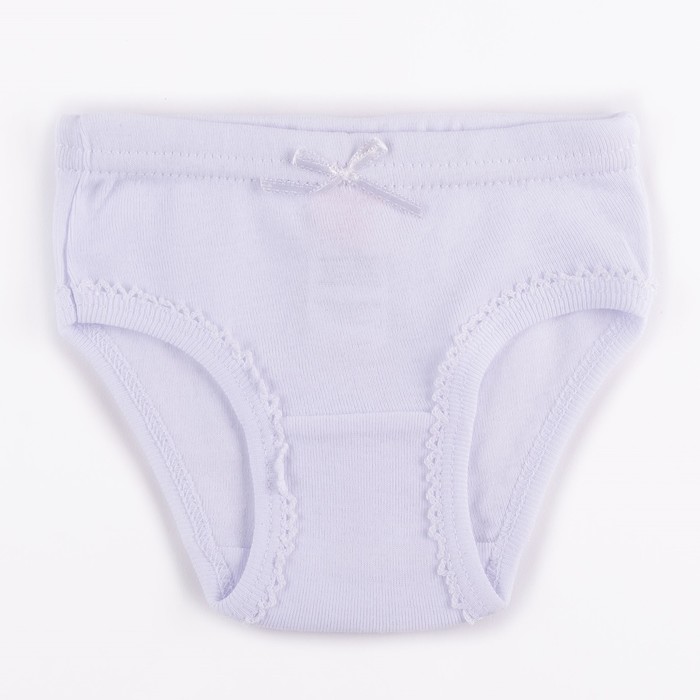 Трусы для девочки, рост 92 см, цвет белый