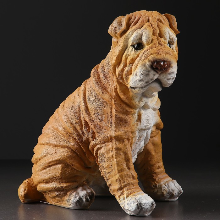 Копилка "Шарпей сидит", Н-23см., L-20см.