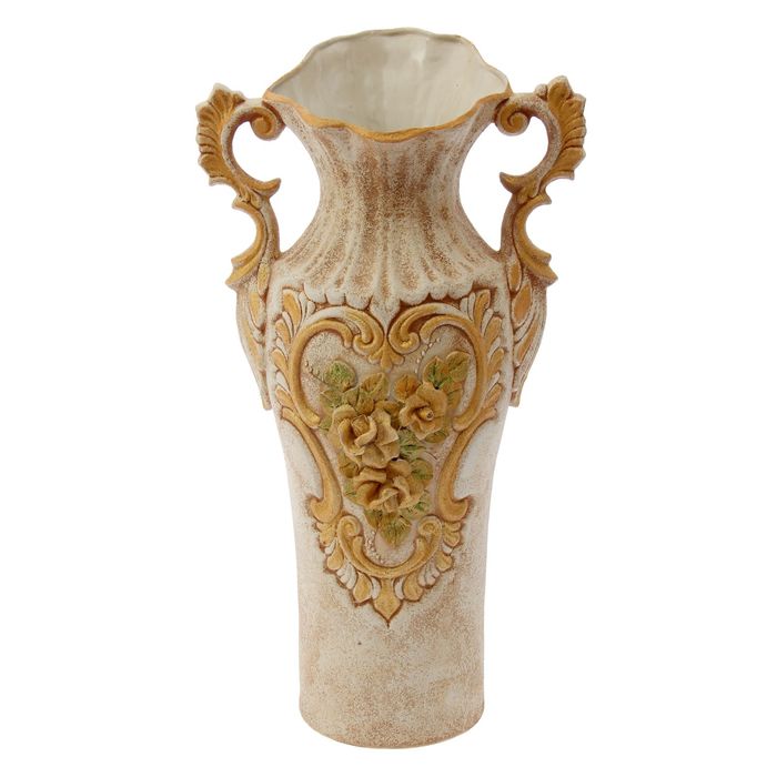 Ваза "Весна" шамот лепка