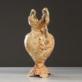 

Ваза напольная "Паола", под малахит, коричневая, керамика, 66 см