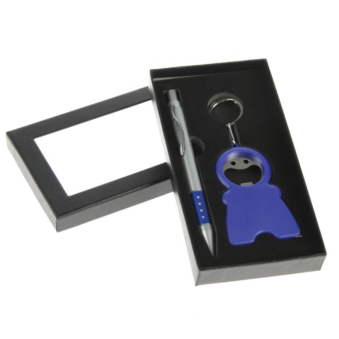 Набор подарочный 2в1 "Весельчак" (ручка+многофункциональный брелок)