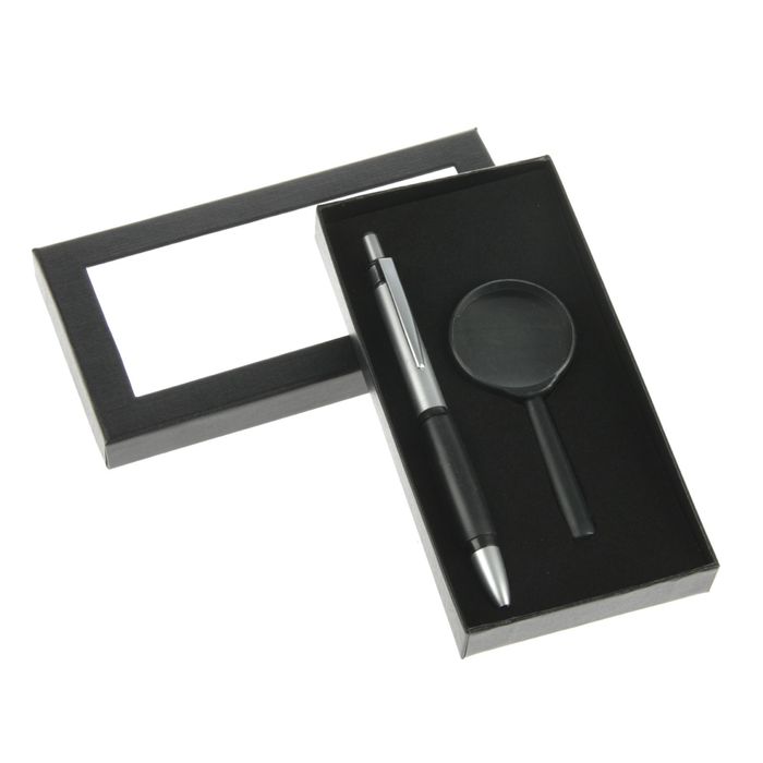 Набор подарочный 2в1 "Сыщик" (ручка+лупа)