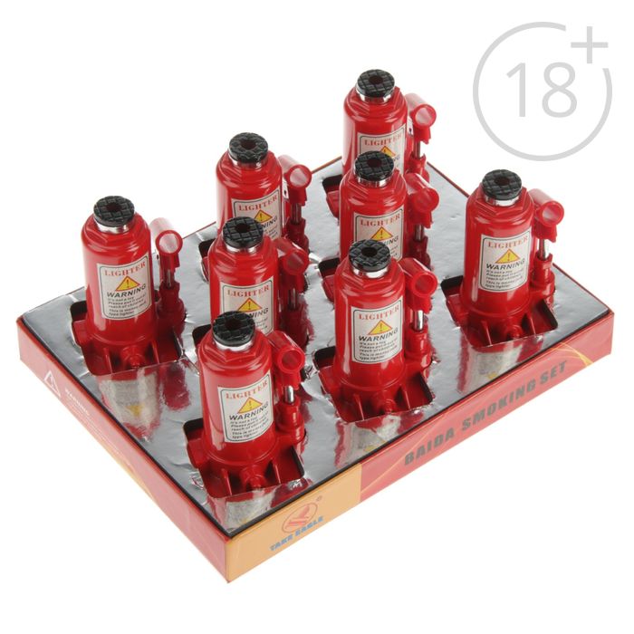 Зажигалка «Домкрат», пьезо, 7.5х4 см