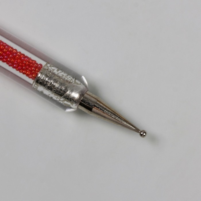 Дотс двусторонний,13,5см, d=0,2/0,2см, цвет красный