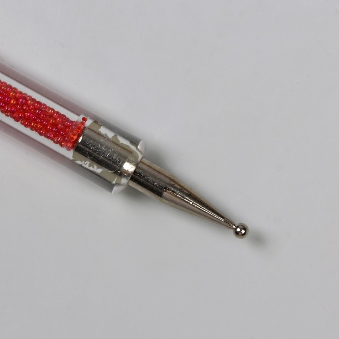 Дотс двусторонний,13,5см, d=0,2/0,2см, цвет красный