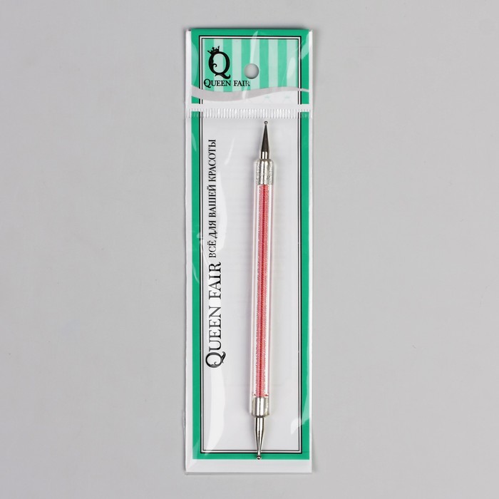 Дотс двусторонний,13,5см, d=0,2/0,2см, цвет красный