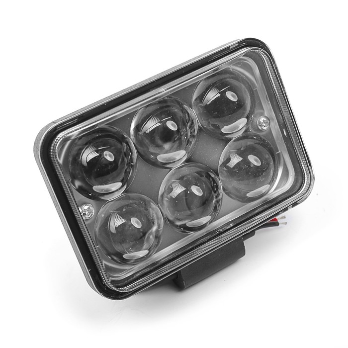 Противотуманная фара, 12 В, 6 LED, IP67, 6000 К, направленный свет