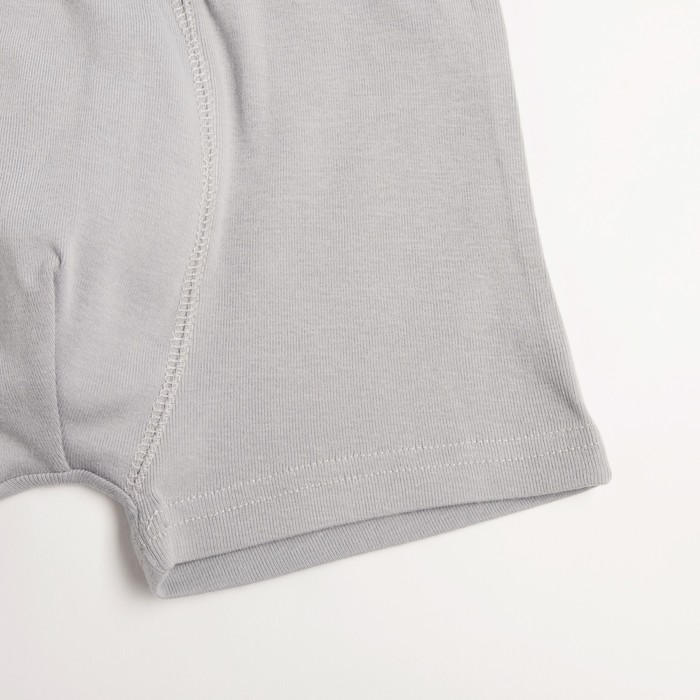 Трусы- боксеры для мальчика, рост 134 см, цвет серый