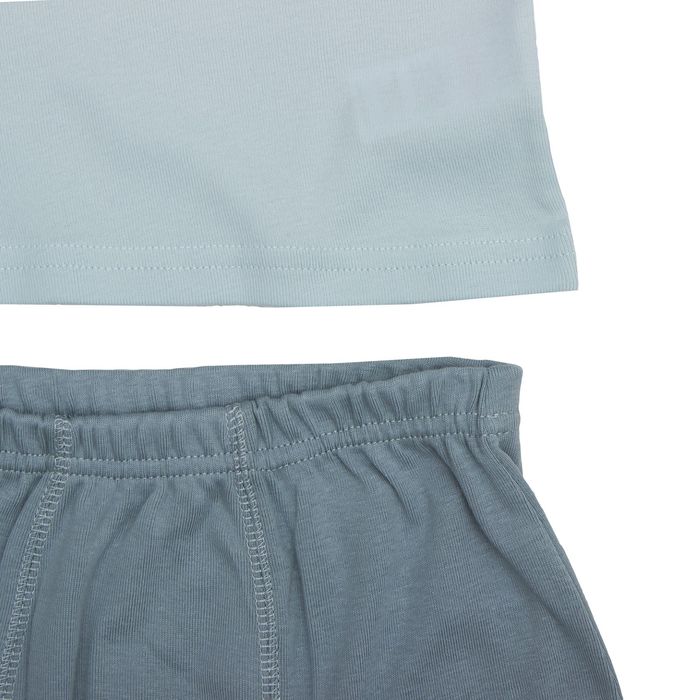 Комплект для мальчика (майка, трусы-боксеры), рост 152-158 см, цвет серый