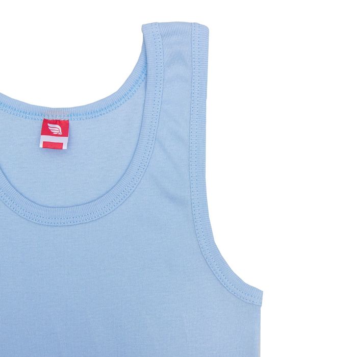 Комплект для мальчика (майка, трусы-боксеры), рост 140 см, цвет голубой