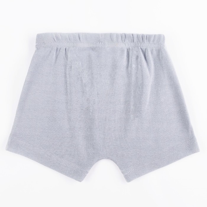 Трусы-боксеры для мальчика, рост 92 см, цвет серый