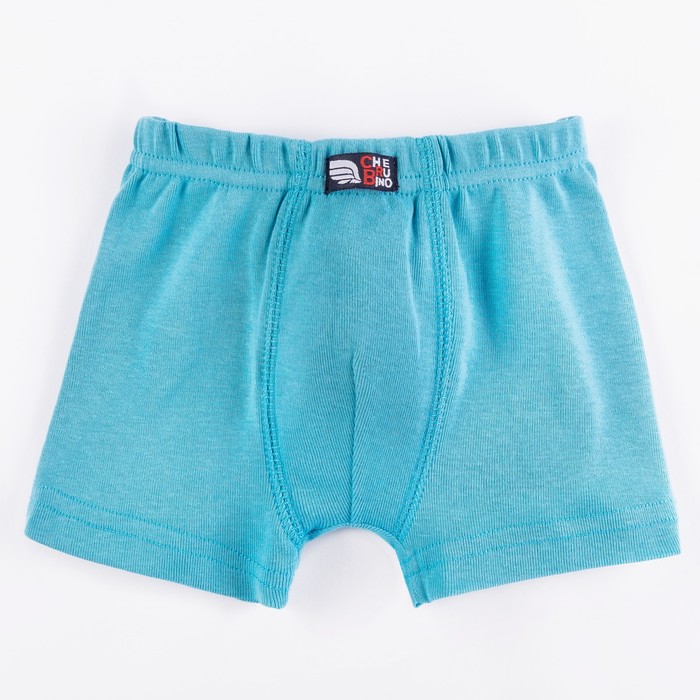 Трусы-боксеры для мальчика, рост 92 см, цвет бирюзовый