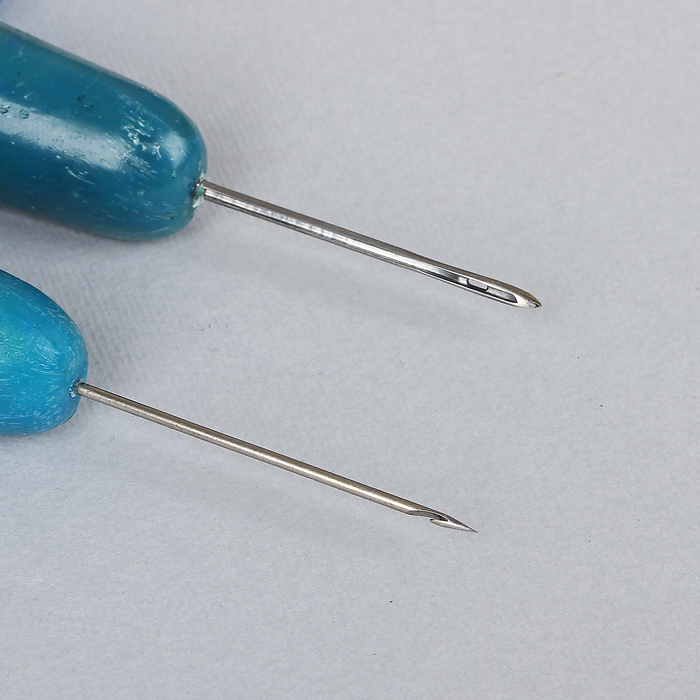 Набор скорняжный "Умелец-2", 4 предмета: шило сапожное, швейное, нож сапожный, гвоздодёр