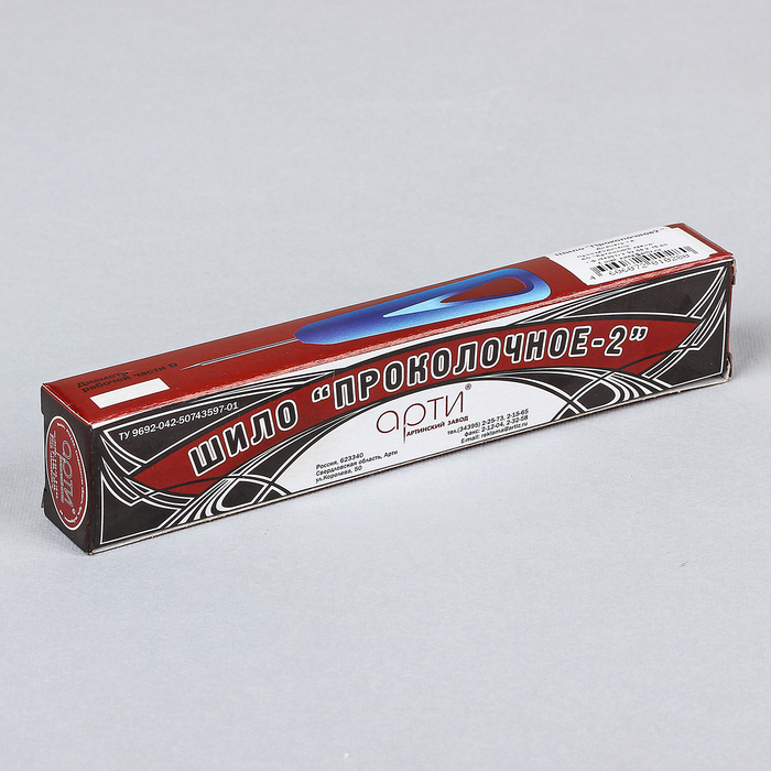 Шило проколочное, пластиковая ручка, d=1,8мм