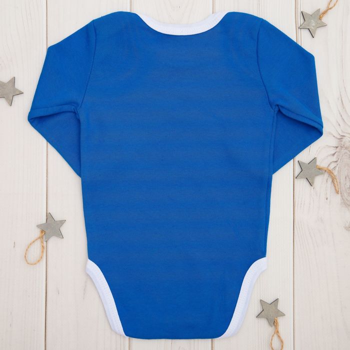 Боди детское с длинным рукавом "Наследник", рост 74-80 см, 9-12 мес (26 р-р)