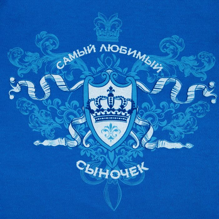 Боди детское с длинным рукавом "Наследник", рост 74-80 см, 9-12 мес (26 р-р)