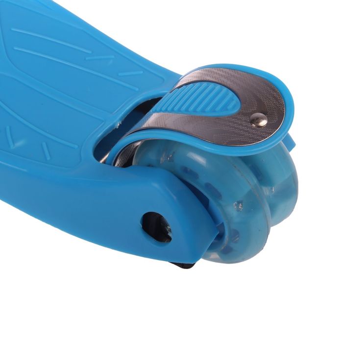 Самокат стальной,складной TROLO OT-037, колеса световые PU d= 120 и 70 мм до 60 кг,в пакете