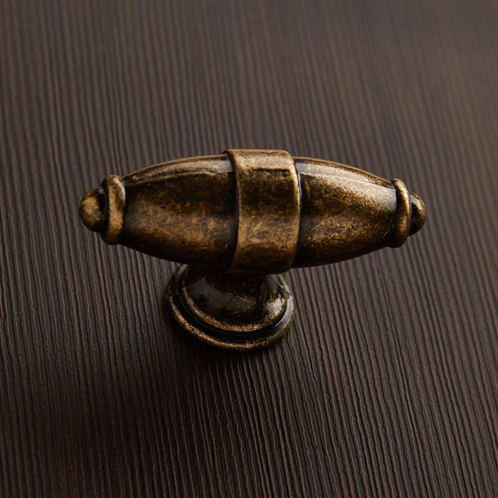 Ручка-кнопка BOYARD RC020MAB, цвет античная латунь