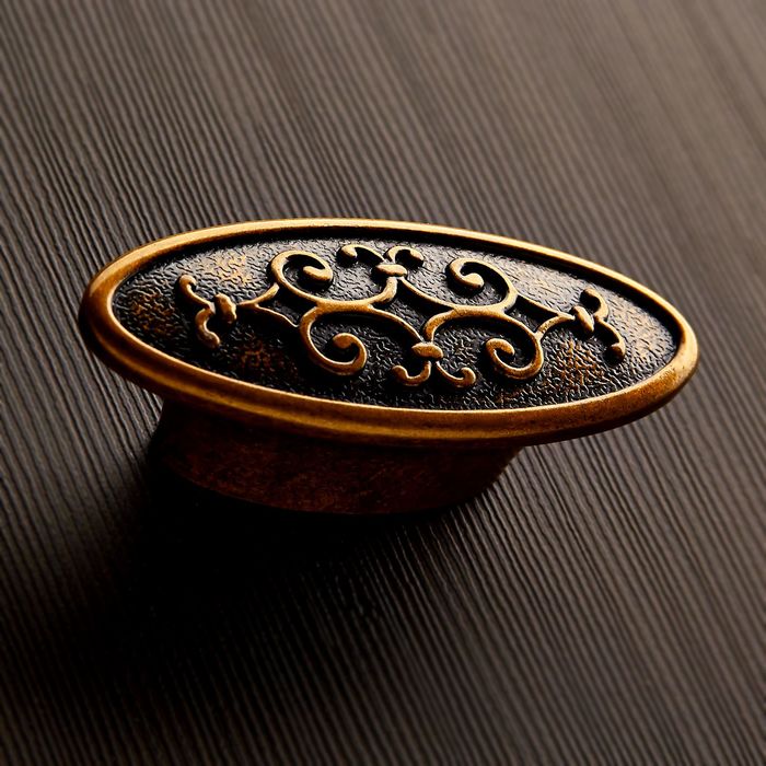 Ручка-скоба BOYARD RS412EAB.4, 32 мм, цвет античная латунь