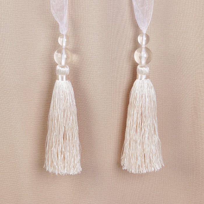 Кисть для штор "Лейла", L-44(±1)см, 02, цвет бежевый