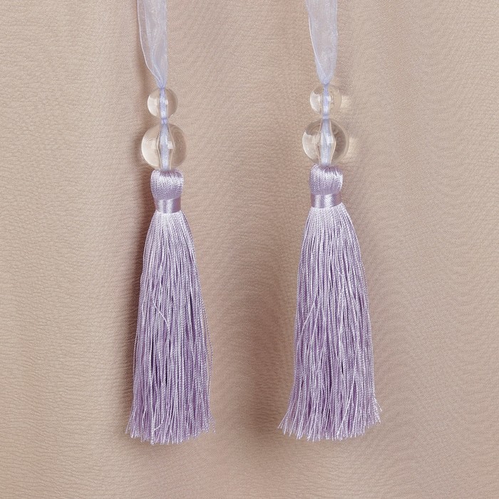 Кисть для штор "Лейла", L-44(±1)см, 113, цвет сиреневый