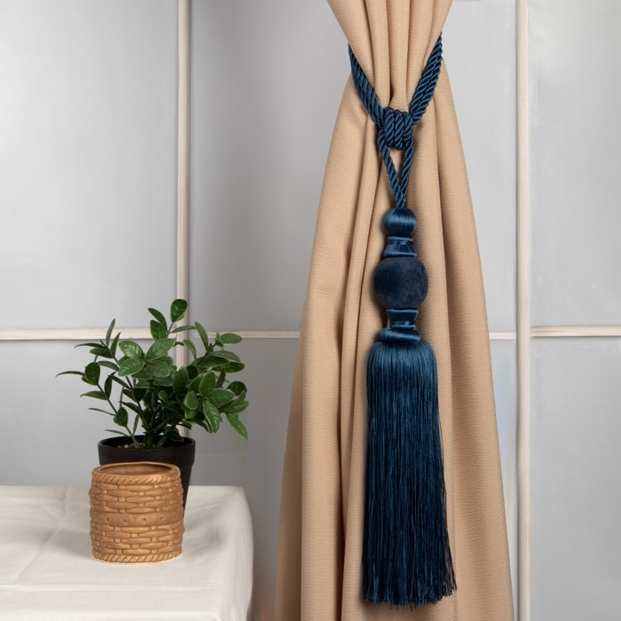 Кисть для штор "Есения", L-78(±1)см, 111, цвет синий