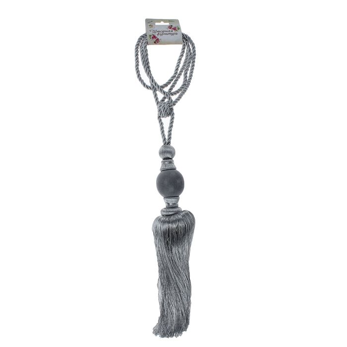 Кисть для штор "Есения", L-78(±1)см, 58, цвет серебристый