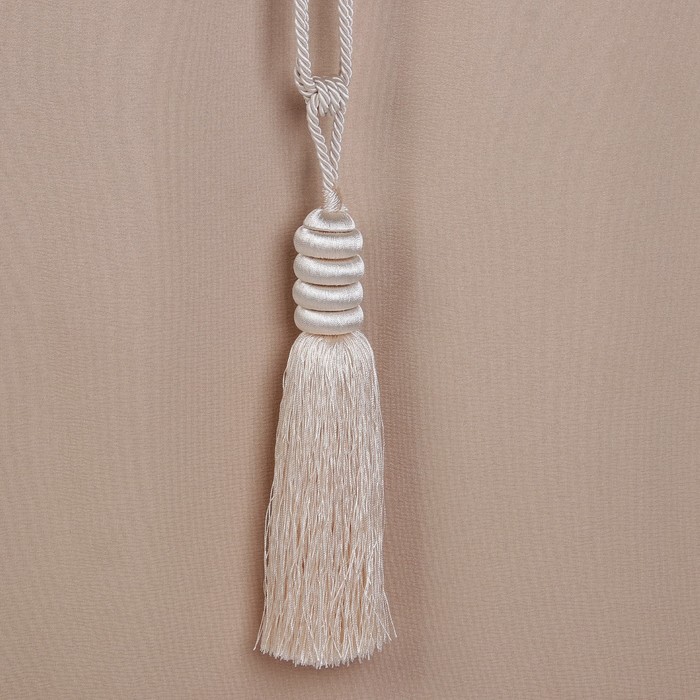 Кисть для штор "Наргиз", L-70(±1)см, 02, цвет бежевый