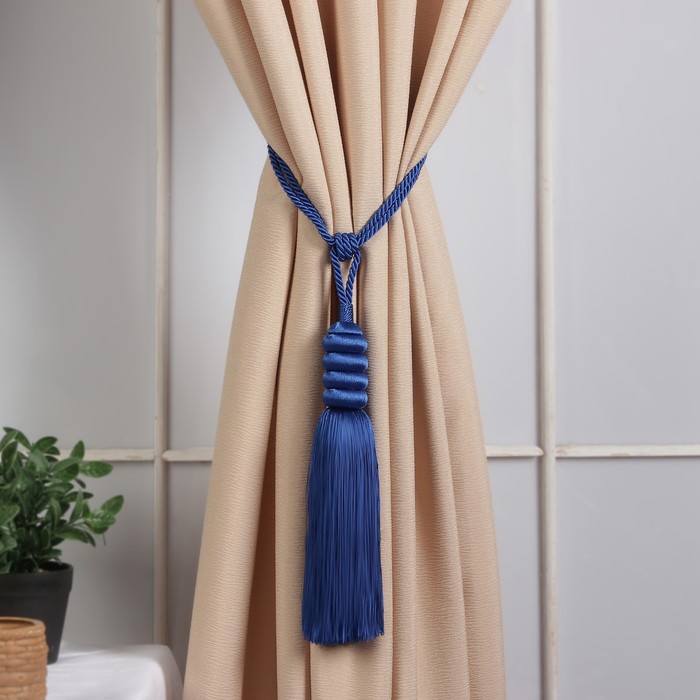 Кисть для штор "Наргиз", L-70(±1)см, 111, цвет синий