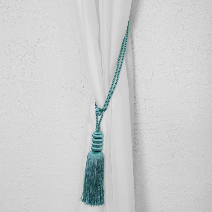 Кисть для штор "Наргиз", L-70(±1)см, цвет бирюзовый