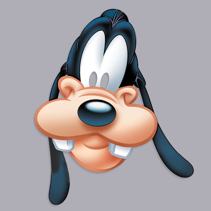 Маска карнавальная "Гуфи", Микки Маус и друзья, 26,7 х 32,9 см