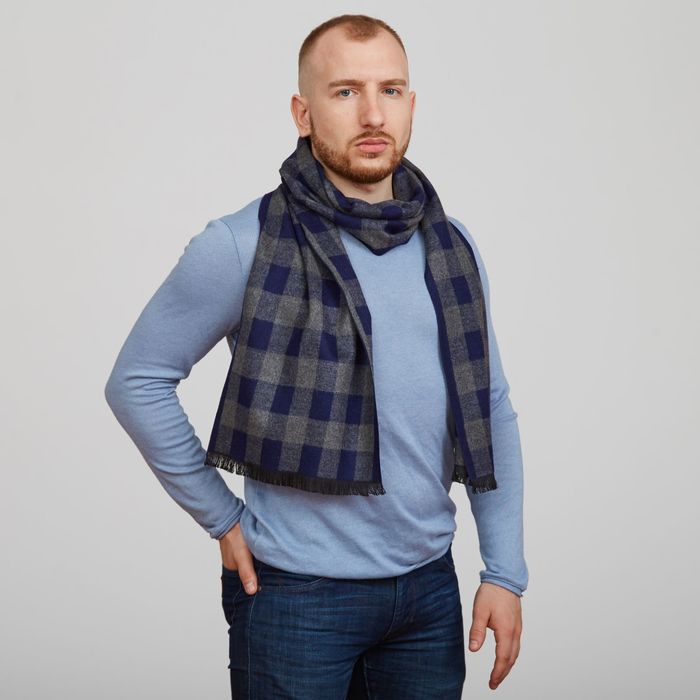 Шарф мужской «Этель. Норман» 30 × 170 см, 80 % х/б, 20 % акрил